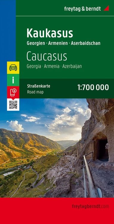 Produktbild: Kaukasus, Straßenkarte 1:700.000, freytag & berndt
