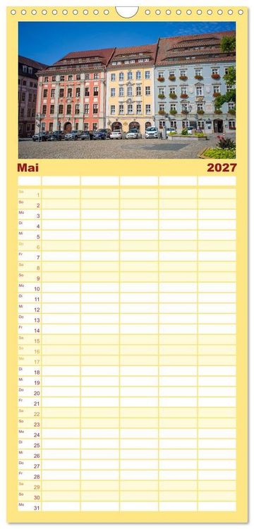 Produktbild: Familienplaner 2027 - Bautzen - Sorbisches Zentrum in der Oberlausitz mit 5 Spalten (Wandkalender, 21 x 45 cm) CALVENDO