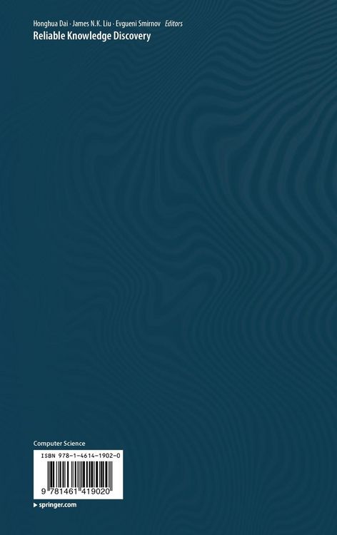 Produktbild: Reliable Knowledge Discovery
