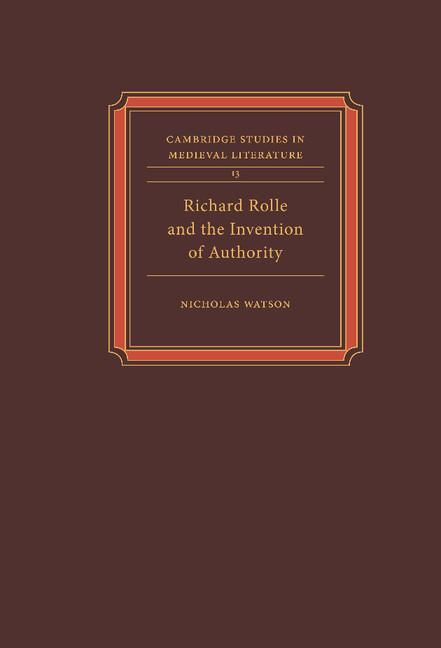 Produktbild: Richard Rolle & Invention Auth