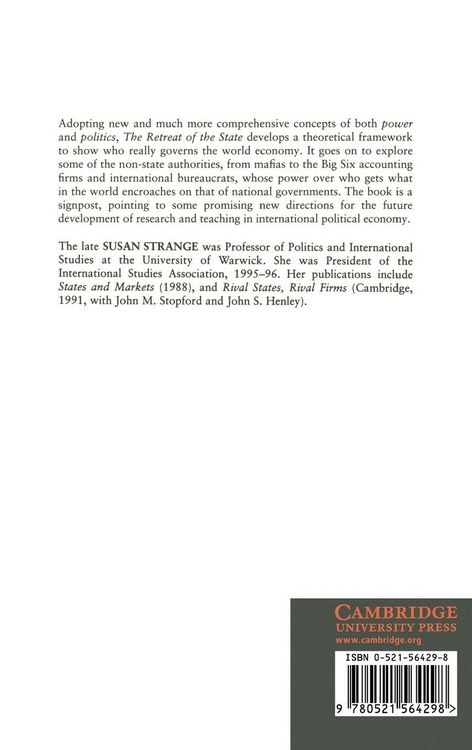 Produktbild: The Retreat of the State