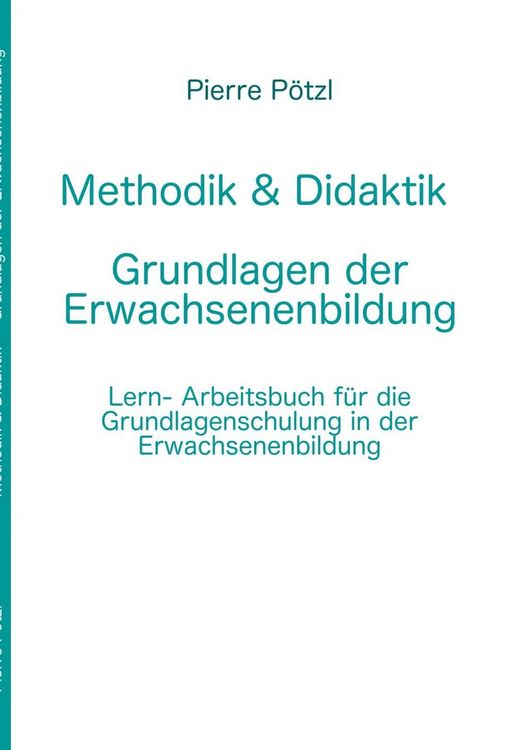 Produktbild: Methodik & Didaktik - Grundlagen der Erwachsenenbildung