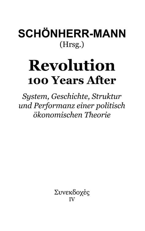 Produktbild: Revolution 100 Years After