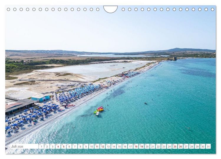 Produktbild: Sardinien. Sch&ouml;ne Landschaften und bunte St&auml;dte. (Wandkalender 2026 DIN A4 quer), CALVENDO Monatskalender