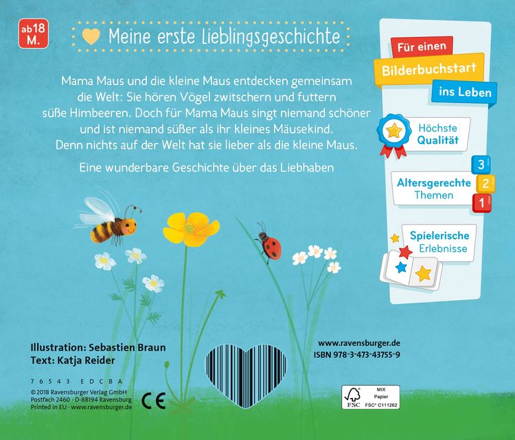 Produktbild: Meine erste Lieblingsgeschichte: Ich hab dich lieb, kleine Maus