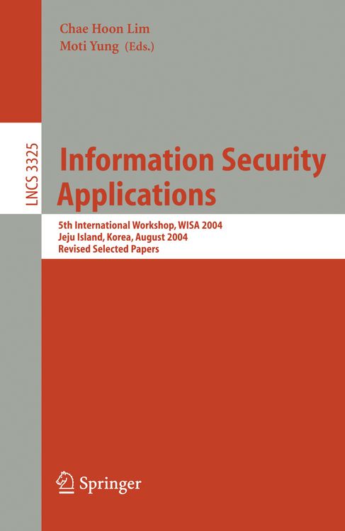 Produktbild: Information Security Applications