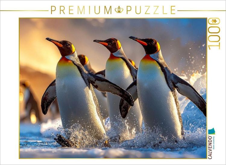 Produktbild: CALVENDO Puzzle Im Watschelgang aus dem Meer | 1000 Teile Lege-Gr&ouml;&szlig;e 64x48cm Foto-Puzzle f&uuml;r gl&uuml;ckliche Stunden
