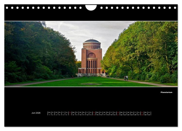 Produktbild: Hamburg Panoramen 2026 (Wandkalender 2026 DIN A4 quer), CALVENDO Monatskalender