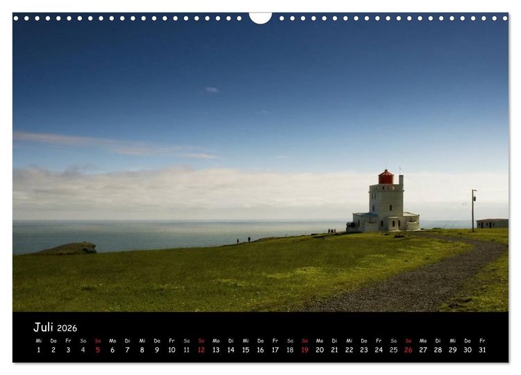 Produktbild: Island (Wandkalender 2026 DIN A3 quer), CALVENDO Monatskalender