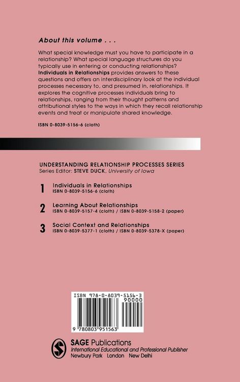 Produktbild: Individuals in Relationships