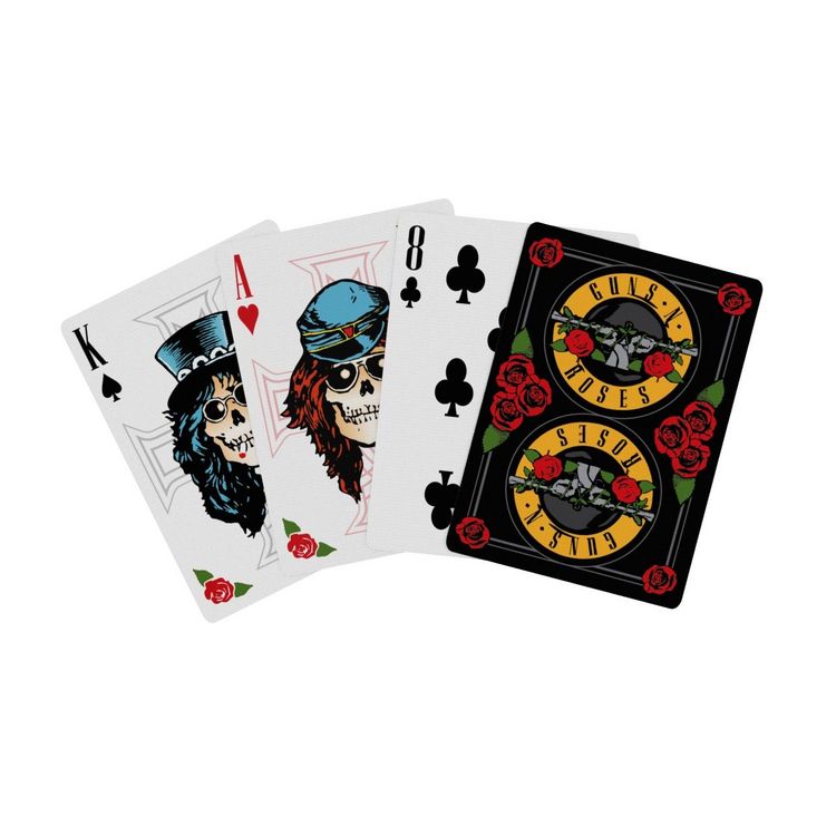 Produktbild: Bicycle Guns N Roses (Designer Spielkarten, Poker, Skat...)