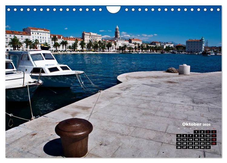 Produktbild: Kroatien - Split und die dalmatinische K&uuml;ste (Wandkalender 2026 DIN A4 quer), CALVENDO Monatskalender