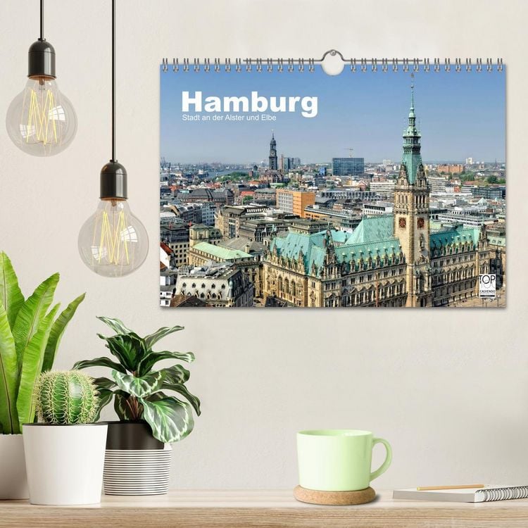 Produktbild: Hamburg Stadt an der Alster und Elbe (Wandkalender 2026 DIN A4 quer), CALVENDO Monatskalender