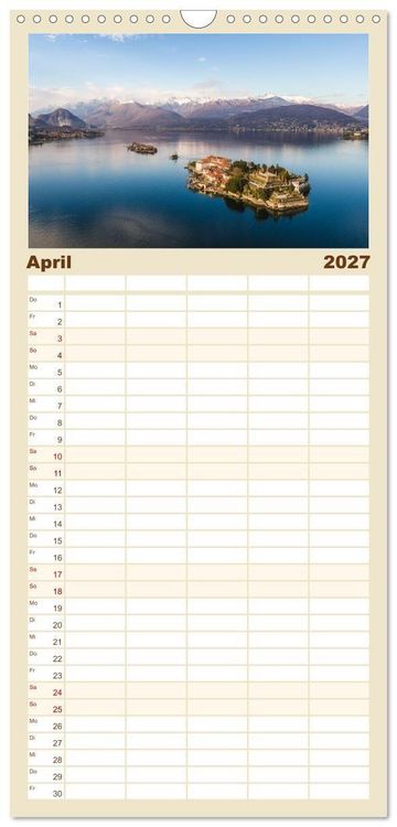 Produktbild: Familienplaner 2027 - Italien - Eine Reise durch Bel Paese mit 5 Spalten (Wandkalender, 21 x 45 cm) CALVENDO