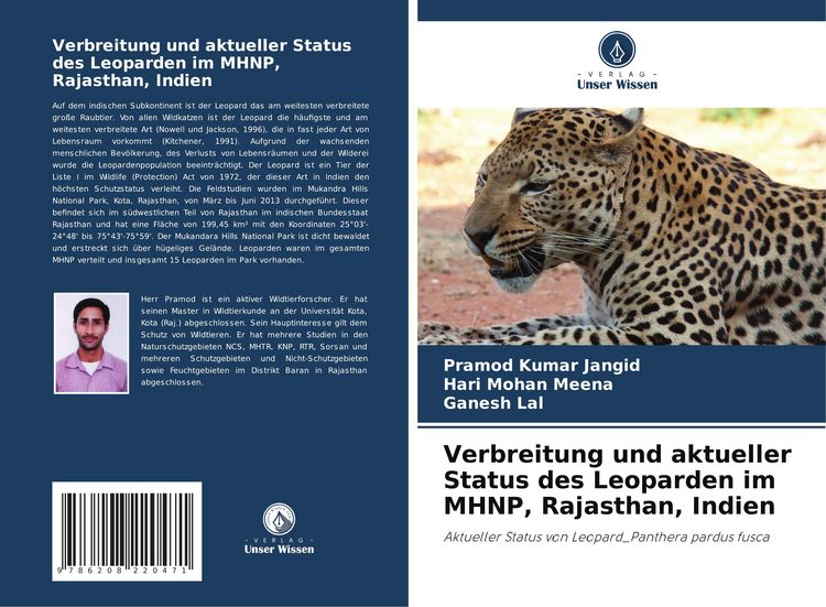 Produktbild: Verbreitung und aktueller Status des Leoparden im MHNP, Rajasthan, Indien