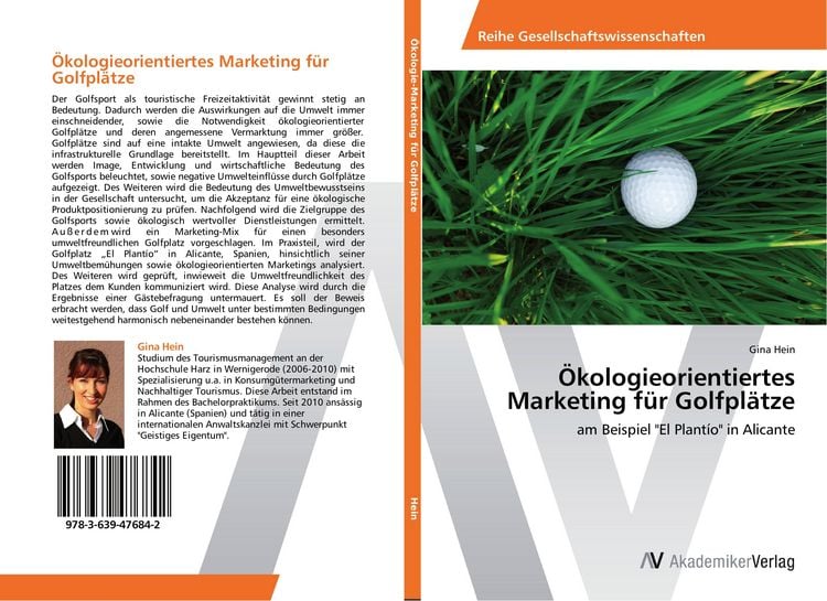 Produktbild: &Ouml;kologieorientiertes Marketing f&uuml;r Golfpl&auml;tze