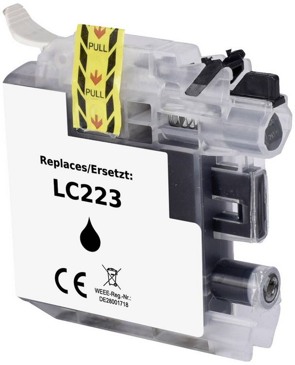 Produktbild: Renkforce Druckerpatrone ersetzt Brother LC-223BK Kompatibel Schwarz RF-5705476