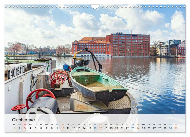 Produktbild: Berliner Wasserwege &ndash; Die Spree und ihre Kan&auml;le (Wandkalender 2027 DIN A3 quer), CALVENDO Monatskalender
