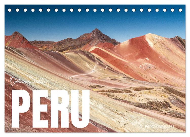 Produktbild: Geheimnisvolles Peru (Tischkalender 2026 DIN A5 quer), CALVENDO Monatskalender