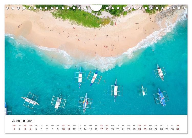 Produktbild: Philippinen - Eine Reise ins Paradies. (Wandkalender 2026 DIN A4 quer), CALVENDO Monatskalender