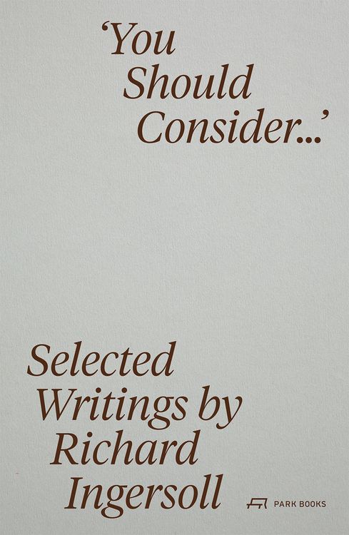Produktbild: You Should Consider&hellip;