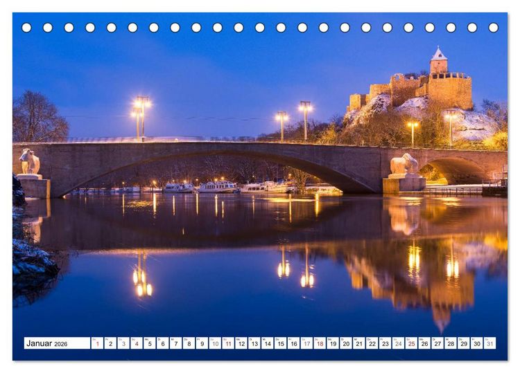 Produktbild: Sachsen-Anhalt - Schl&ouml;sser und Burgen (Tischkalender 2026 DIN A5 quer), CALVENDO Monatskalender