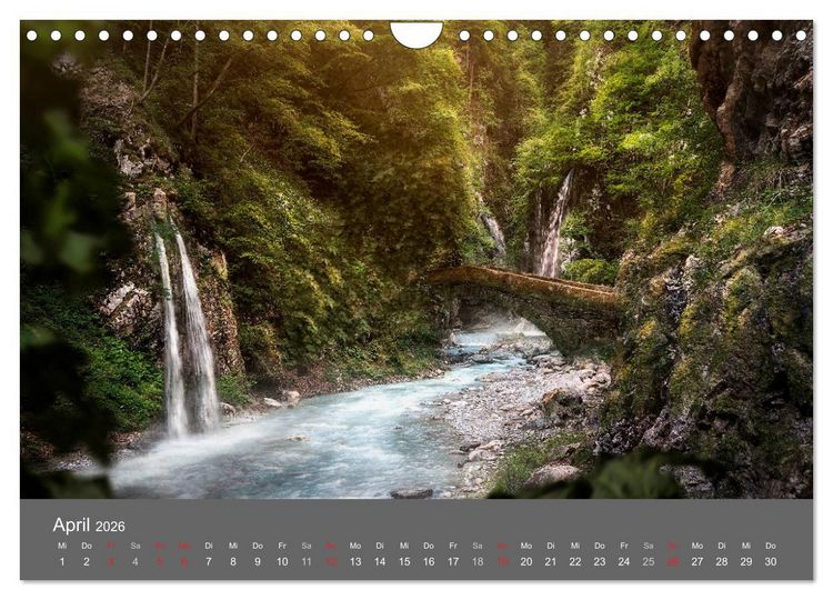 Produktbild: Zwielicht - Fantasylandschaften (Wandkalender 2026 DIN A4 quer), CALVENDO Monatskalender