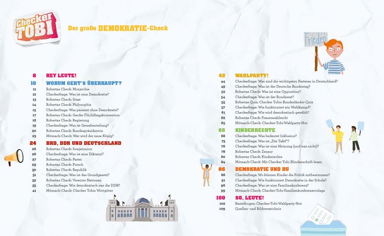 Produktbild: Checker Tobi - Der gro&szlig;e Demokratie-Check: Wahlen, Parlamente, Kinderrechte &ndash; Das check ich f&uuml;r euch!