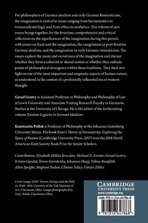 Produktbild: The Imagination in German Idealism and Romanticism