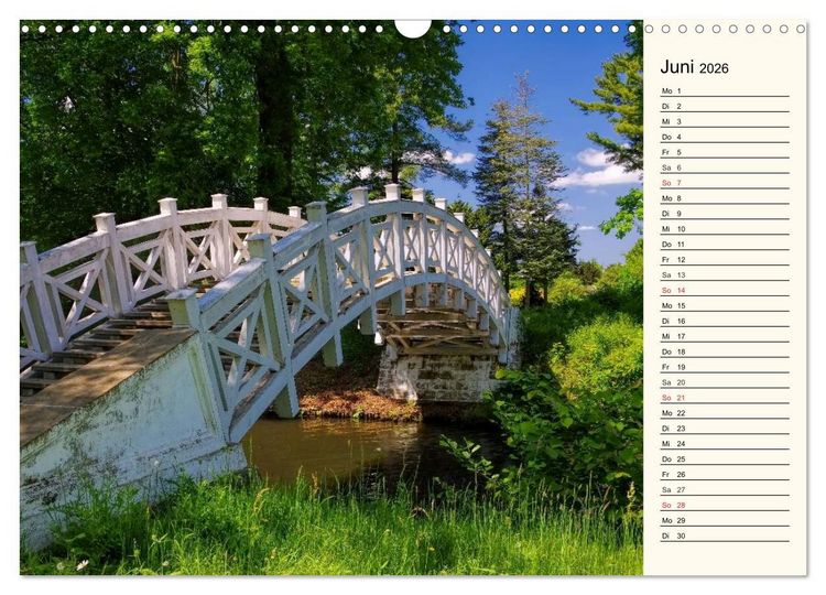 Produktbild: Spaziergang durch den W&ouml;rlitzer Park (Wandkalender 2026 DIN A3 quer), CALVENDO Monatskalender