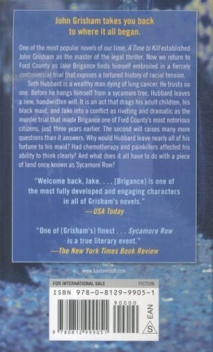 Produktbild: Grisham, J: Sycamore Row