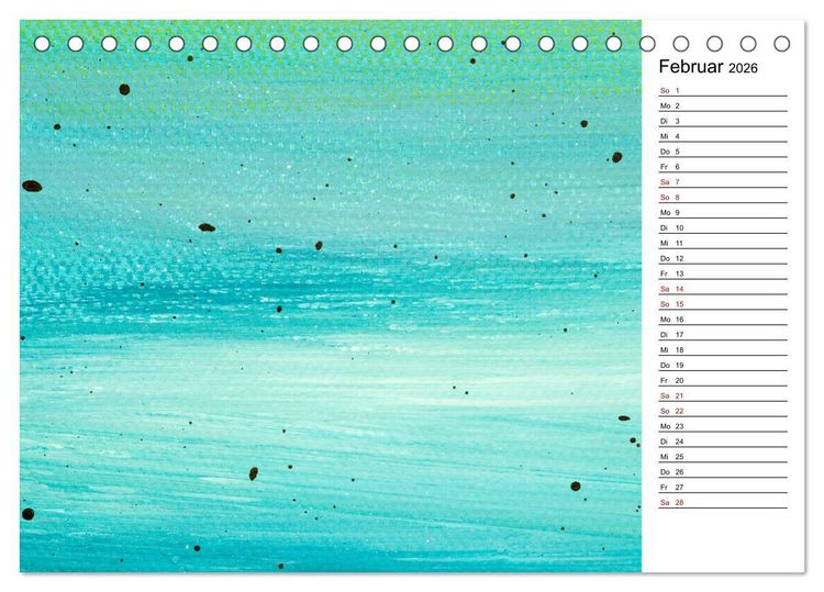 Produktbild: Mein bunter DIY-Bastelkalender (Tischkalender 2026 DIN A5 quer), CALVENDO Monatskalender