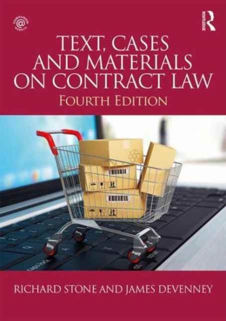 Produktbild: Stone, R: Text, Cases and Materials on Contract Law