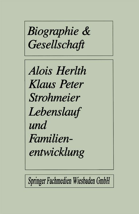 Produktbild: Lebenslauf und Familienentwicklung