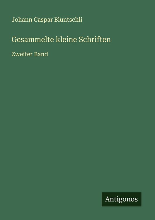 Produktbild: Gesammelte kleine Schriften