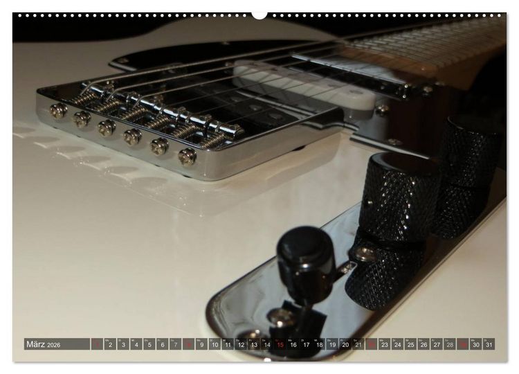 Produktbild: GITARREN Closeups (hochwertiger Premium Wandkalender 2026 DIN A2 quer), Kunstdruck in Hochglanz