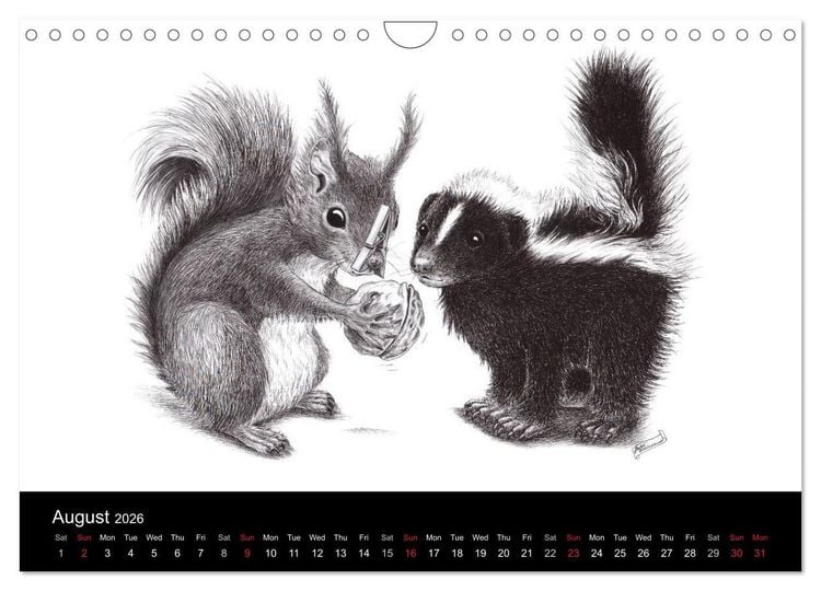 Produktbild: owls & friends 2026 (Wall Calendar 2026 DIN A4 landscape), CALVENDO 12 Month Wall Calendar
