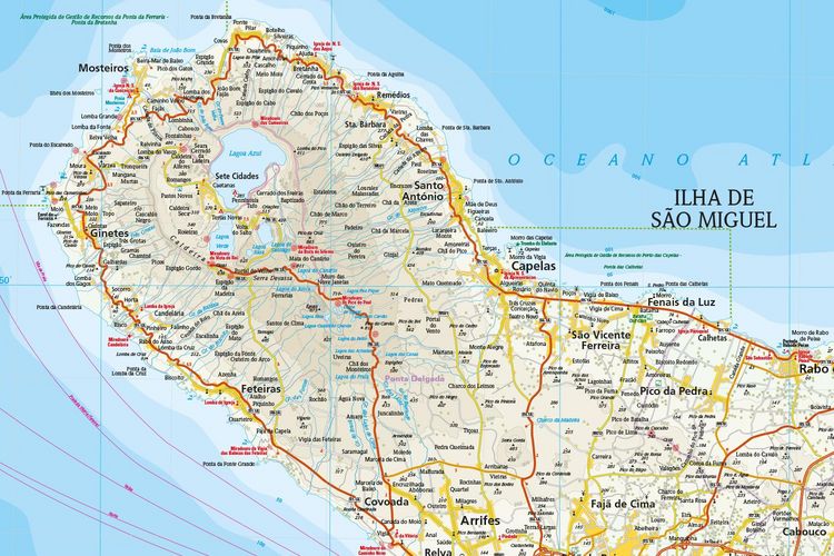Produktbild: Reise Know-How Landkarte Azoren / Azores (1:70.000)