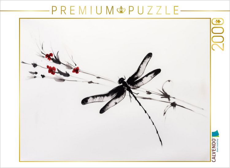 Produktbild: CALVENDO Puzzle Libelle | 2000 Teile Lege-Gr&ouml;&szlig;e 90x67cm Foto-Puzzle f&uuml;r gl&uuml;ckliche Stunden