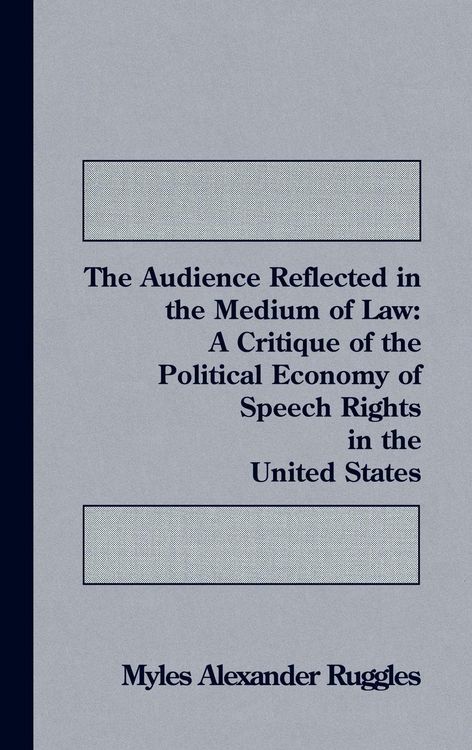 Produktbild: The Audience Reflected in the Medium of Law