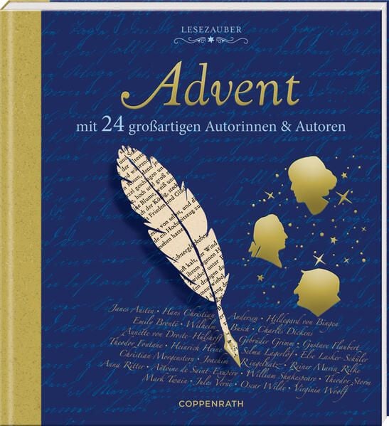 Produktbild: Adventskalenderbuch zum Aufschneiden &ndash; Advent mit 24 gro&szlig;artigen Autorinnen und Autoren