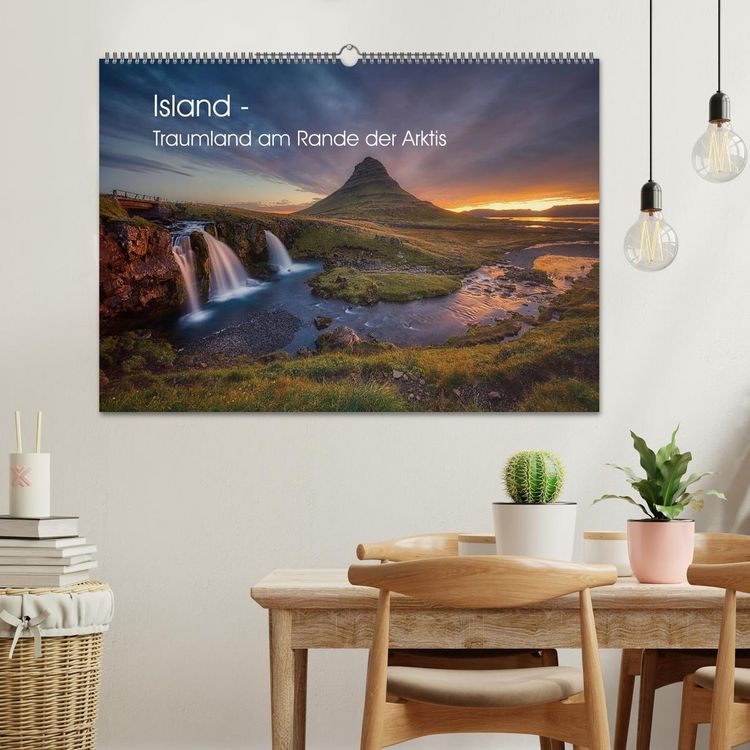 Produktbild: Island - Traumland am Rande der Arktis (Wandkalender 2026 DIN A2 quer), CALVENDO Monatskalender