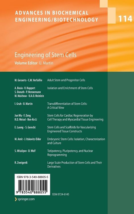 Produktbild: Engineering of Stem Cells
