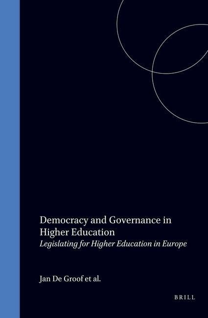 Produktbild: Democracy and Governance in Higher Education