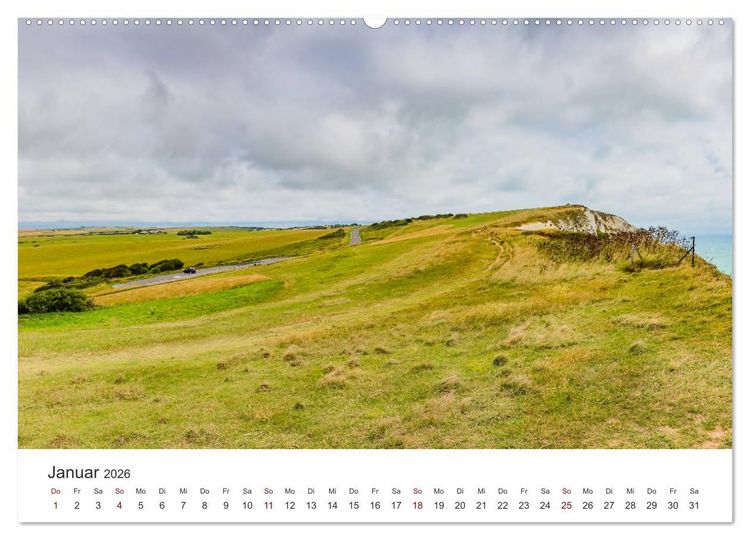 Produktbild: Eastbourne an Englands S&uuml;dk&uuml;ste (hochwertiger Premium Wandkalender 2026 DIN A2 quer), Kunstdruck in Hochglanz