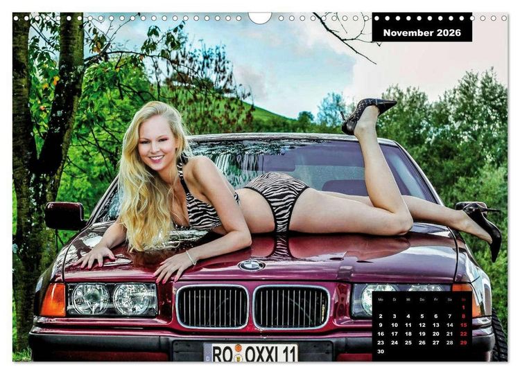 Produktbild: Kurven - Fieber - Modelle und Autos (Wandkalender 2026 DIN A3 quer), CALVENDO Monatskalender