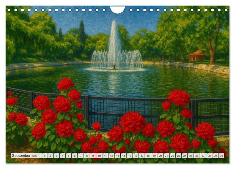 Produktbild: Sehenswertes in Istanbul - Die Sprache der Farben (Wandkalender 2026 DIN A4 quer), CALVENDO Monatskalender