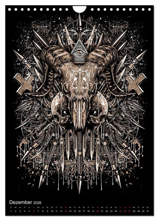Produktbild: BLOODBOY/WAR ILLUSTRATION (Wandkalender 2026 DIN A4 hoch), CALVENDO Monatskalender