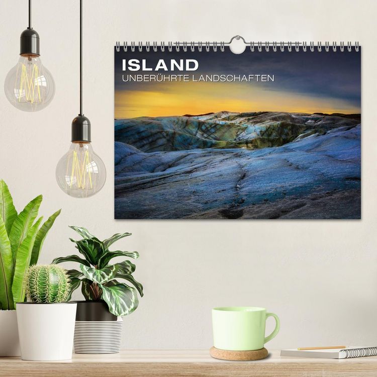 Produktbild: Island - Unber&uuml;hrte Landschaften (Wandkalender 2026 DIN A4 quer), CALVENDO Monatskalender
