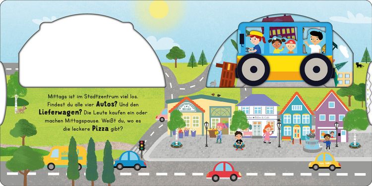Produktbild: Rundherum! Mein Drehspa&szlig;-Buch &ndash; Unterwegs mit dem Bus